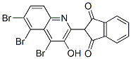 2-(4,,-tribromo-3-hydroxyquinolin-2-yl)-1H-indene-1,3(2H)-dione Struktur