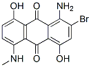 1-aminobromo-4,8-dihydroxy-5-(methylamino)anthraquinone  Struktur