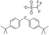 BIS(4-TERT-BUTYLPHENYL)IODONIUM TRIFLATE Struktur