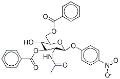 p-Nitrophenyl 2-Acetamido-2-deoxy-3,6-di-O-benzoyl--D-glucopyranoside Struktur