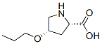 L-Proline, 4-propoxy-, (4S)- (9CI) Struktur