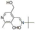 3-Pyridinemethanol,  4-[[(1,1-dimethylethyl)oxidoimino]methyl]-5-hydroxy-6-methyl- Struktur