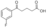 5-(3-FLUOROPHENYL)-5-OXOVALERIC ACID Struktur