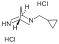 (1S,4S)-(+)-2-CYCLOPROPYLMETHYL-2,5-DIAZA-BICYCLO[2.2.1]HEPTANE DIHYDROCHLORIDE Struktur