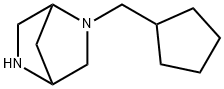 (1S,4S)-(+)-2-CYCLOPENTYLMETHYL-2,5-DIAZA-BICYCLO[2.2.1]HEPTANE DIHYDROCHLORIDE Struktur