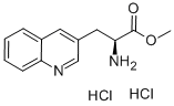 (S)-ALPHA-AMINO-3-QUINOLINEPROPANOIC ACID METHYL ESTER DIHYDROCHLORIDE Struktur