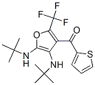 Methanone,  [4,5-bis[(1,1-dimethylethyl)amino]-2-(trifluoromethyl)-3-furanyl]-2-thienyl- Struktur