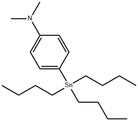 [4-(Dimethylamino)phenyl]tributylstannane Struktur