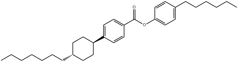 4-Heptylphenyl-4'-Trans-HeptylcyclohexylBenzoate Struktur