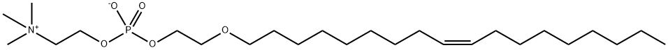 OLEYLOXYETHYL PHOSPHORYLCHOLINE Struktur