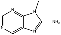 9H-Purin-8-amine, 9-methyl- (9CI) Struktur