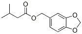 1,3-benzodioxol-5-ylmethyl isovalerate Struktur