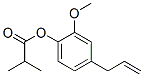 4-allyl-2-methoxyphenyl isobutyrate Struktur