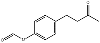 4-(3-oxobutyl)phenyl formate    Struktur