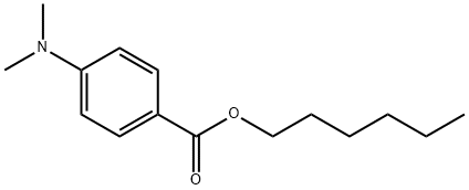 hexyl 4-(dimethylamino)benzoate Struktur