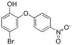 4-bromo-2-(4-nitrophenoxy)phenol Struktur