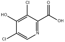 3,5-Dichloro-4-hydroxypyridine-2-carboxylic acid Struktur