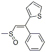 methyl-(2-phenyl-2-(thienyl)vinyl)sulfoxide Struktur