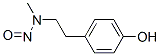 N-nitroso-N-methyltyramine Struktur