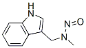 N-nitroso-N-methyl-3-aminomethylindole Struktur