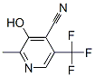 4-Pyridinecarbonitrile,  3-hydroxy-2-methyl-5-(trifluoromethyl)- Struktur