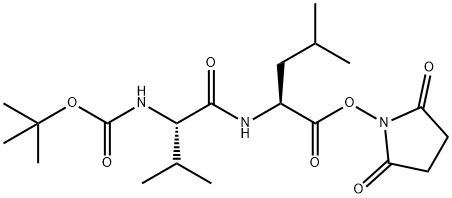 N-BOC-L-VALINYL-L-LEUCINYL N-HYDROXYSUCCINIMIDE ESTER|N-BOC-L-VALINYL-L-LEUCINYL N-HYDROXYSUCCINIMIDE ESTER