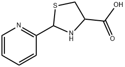 2-pyridin-2-ylthiazolidine-4-carboxylic acid Struktur