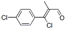 3-chloro-3-(4-chlorophenyl)methacrylaldehyde Struktur