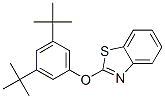 2-[3,5-di(tert-butyl)phenoxy]benzothiazole Struktur