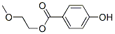 2-methoxyethyl 4-hydroxybenzoate Struktur