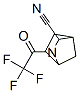 2-Azabicyclo[2.2.1]heptane-3-carbonitrile, 2-(trifluoroacetyl)-, exo- (9CI) Struktur