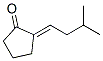 Cyclopentanone, 2-(3-methylbutylidene)-, (2E)- (9CI) Struktur