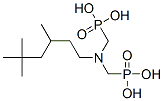 [[(3,5,5-trimethylhexyl)imino]bis(methylene)]diphosphonic acid Struktur