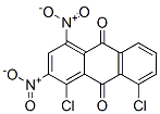 1,8-dichloro-4,-dinitroanthraquinone Struktur