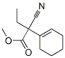 methyl 2-cyano-2-(cyclohex-1-enyl)butyrate Struktur