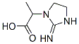 1-Carboxyethyl-2-iminoimidazolidine Struktur