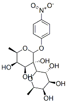 4-nitrophenyl 2-fucopyranosyl-fucopyranoside Struktur