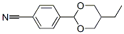 4-(5-ethyl-1,3-dioxan-2-yl)benzonitrile Struktur