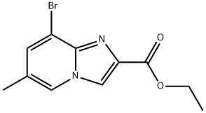 Ethyl 8-bromo-6-methylimidazo[1,2-a]pyridine-2-carboxylate Struktur