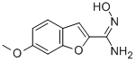 2-Benzofurancarboximidamide, N-hydroxy-6-methoxy- Struktur