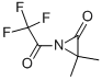 Aziridinone, 3,3-dimethyl-1-(trifluoroacetyl)- (9CI) Struktur