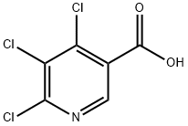 4,5,6-Trichloronicotinic acid Struktur