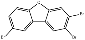 2,3,8-TRIBROMODIBENZOFURAN Struktur