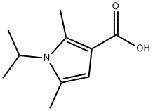 1-ISOPROPYL-2,5-DIMETHYL-1H-PYRROLE-3-CARBOXYLIC ACID Struktur