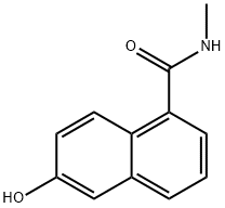 6-hydroxy-N-Methyl-1-naphthaMide Struktur