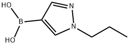 1-PROPYL-1H-PYRAZOL-4-YLBORONIC ACID Struktur