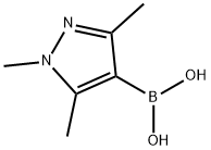 Boronic  acid,  B-(1,3,5-trimethyl-1H-pyrazol-4-yl)- Struktur