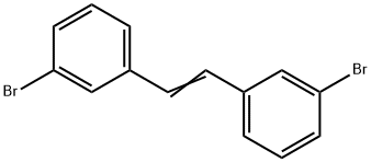 Benzene, 1,1'-(1,2-ethenediyl)bis[3-bromo- Struktur