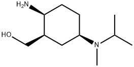 Cyclohexanemethanol, 2-amino-5-[methyl(1-methylethyl)amino]-, (1R,2S,5R)- (9CI) Struktur