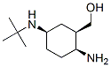 Cyclohexanemethanol, 2-amino-5-[(1,1-dimethylethyl)amino]-, (1R,2S,5R)- (9CI) Struktur